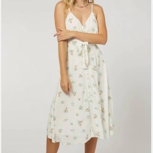 O'Neill Dresses | O'Neill Midi Winter White Floral Sundress